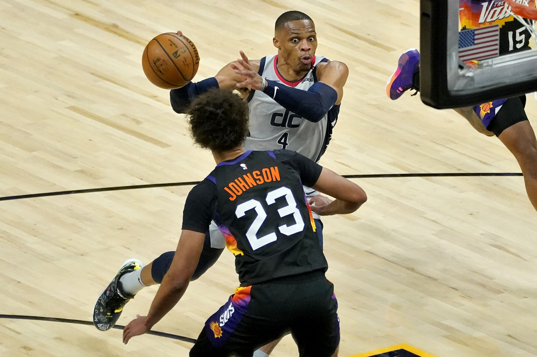 APTOPIX Wizards Suns Basketball